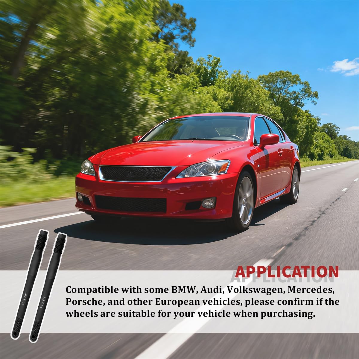 M12 x 1.5 Steel Wheel Alignment Pin F7128