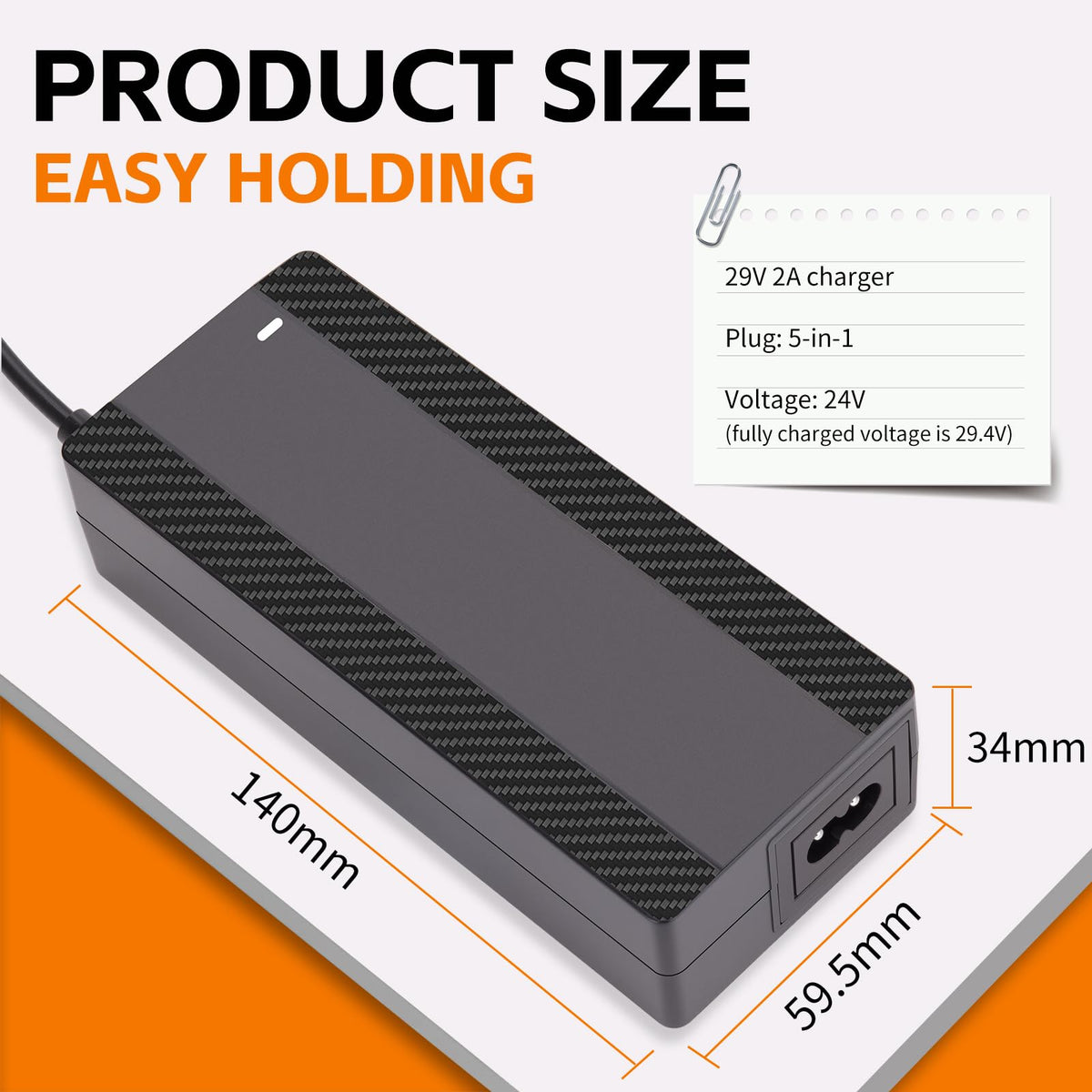 29.4V 2A Lithium Battery Charger U4004