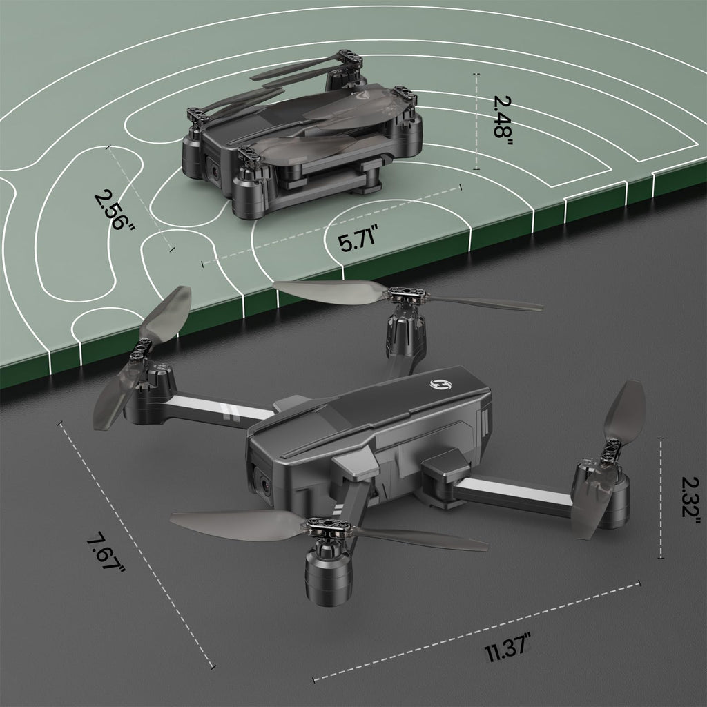 Foldable FPV Drone with 1080P WiFi Camera and Carrying Case V90643