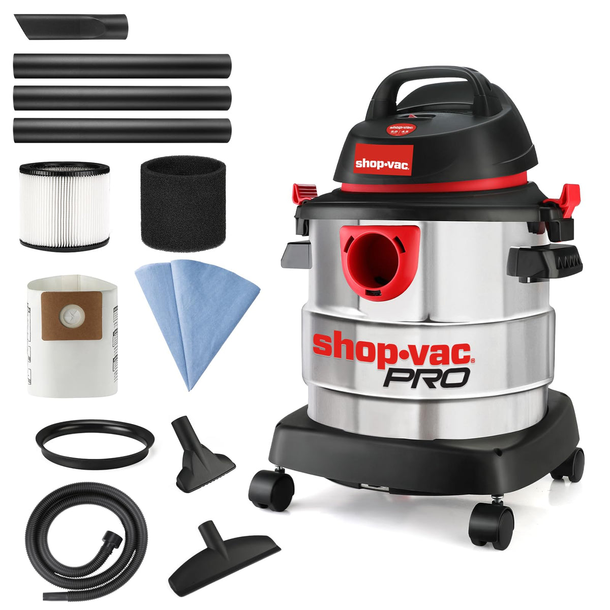 5 Gallon Stainless Wet/Dry Vac Blower V55327