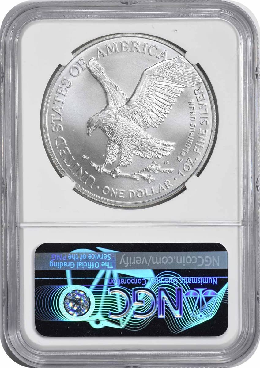 2022 American Silver Eagle Dollar MS70 L85064