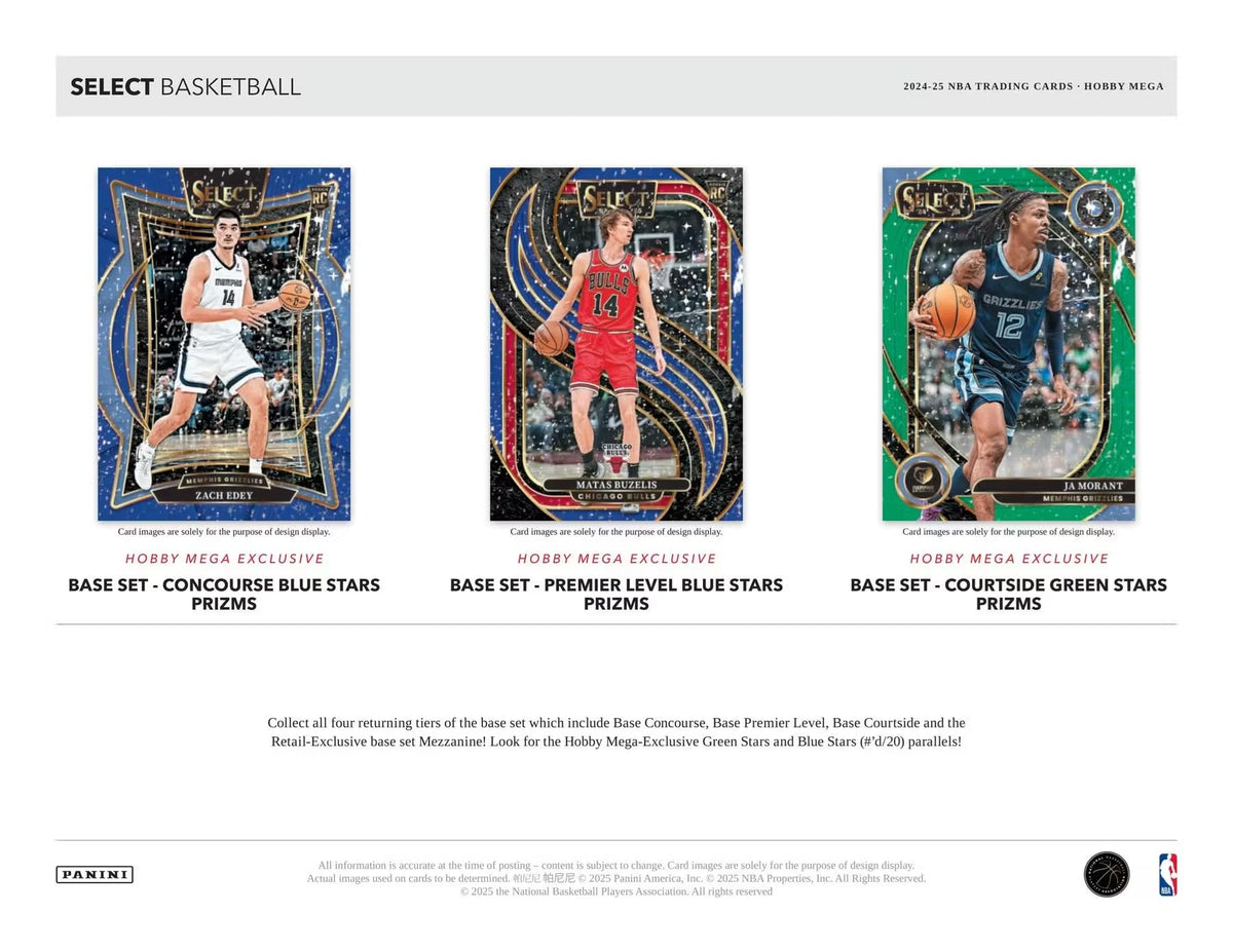2024-25 Select Basketball Trading Card Box F1472