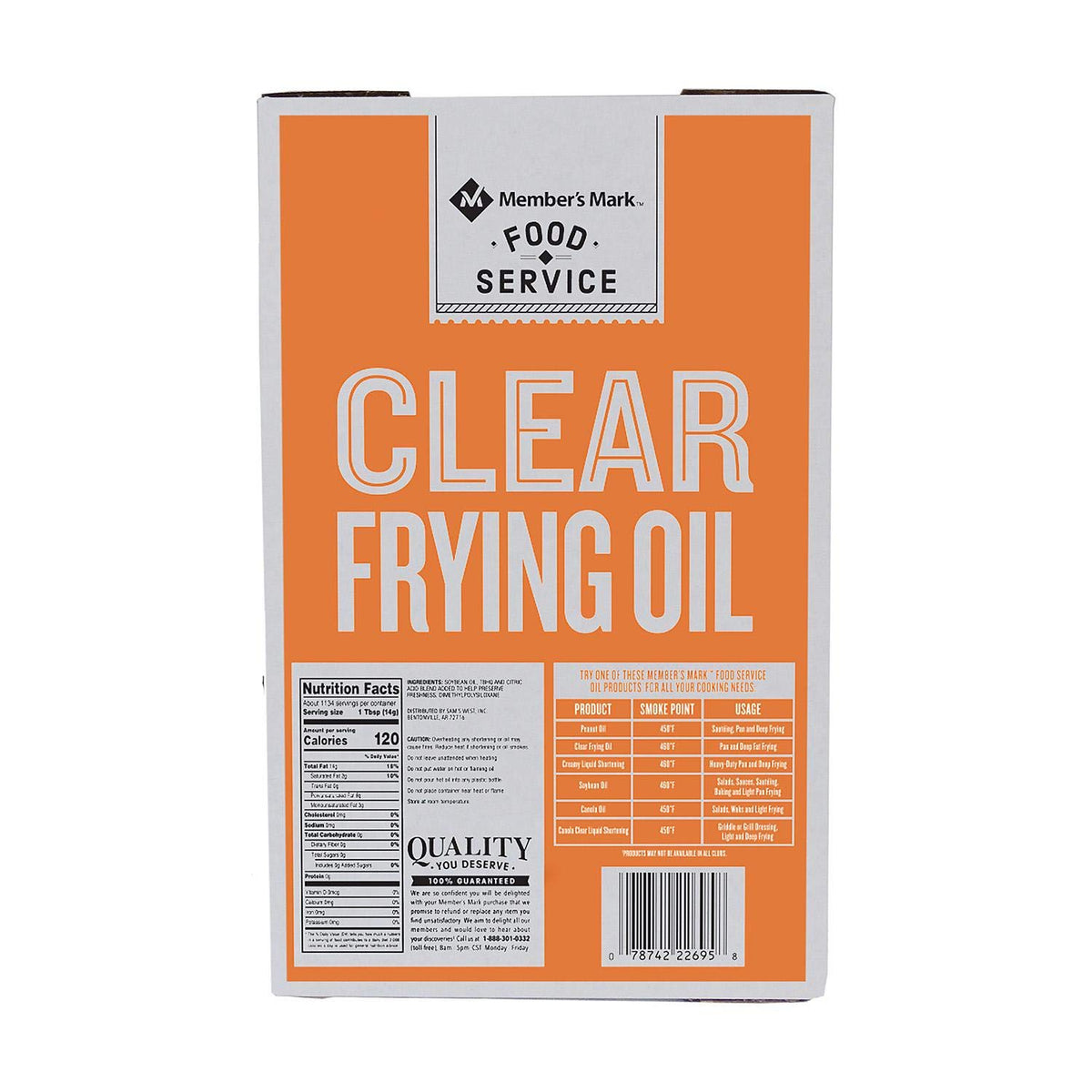 Clear Frying Oil 35 lbs. J510