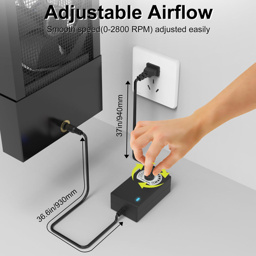 Vertical Window Fan Y556