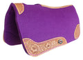 30"x 30" Western Contoured Wool Felt Saddle Pad A254653