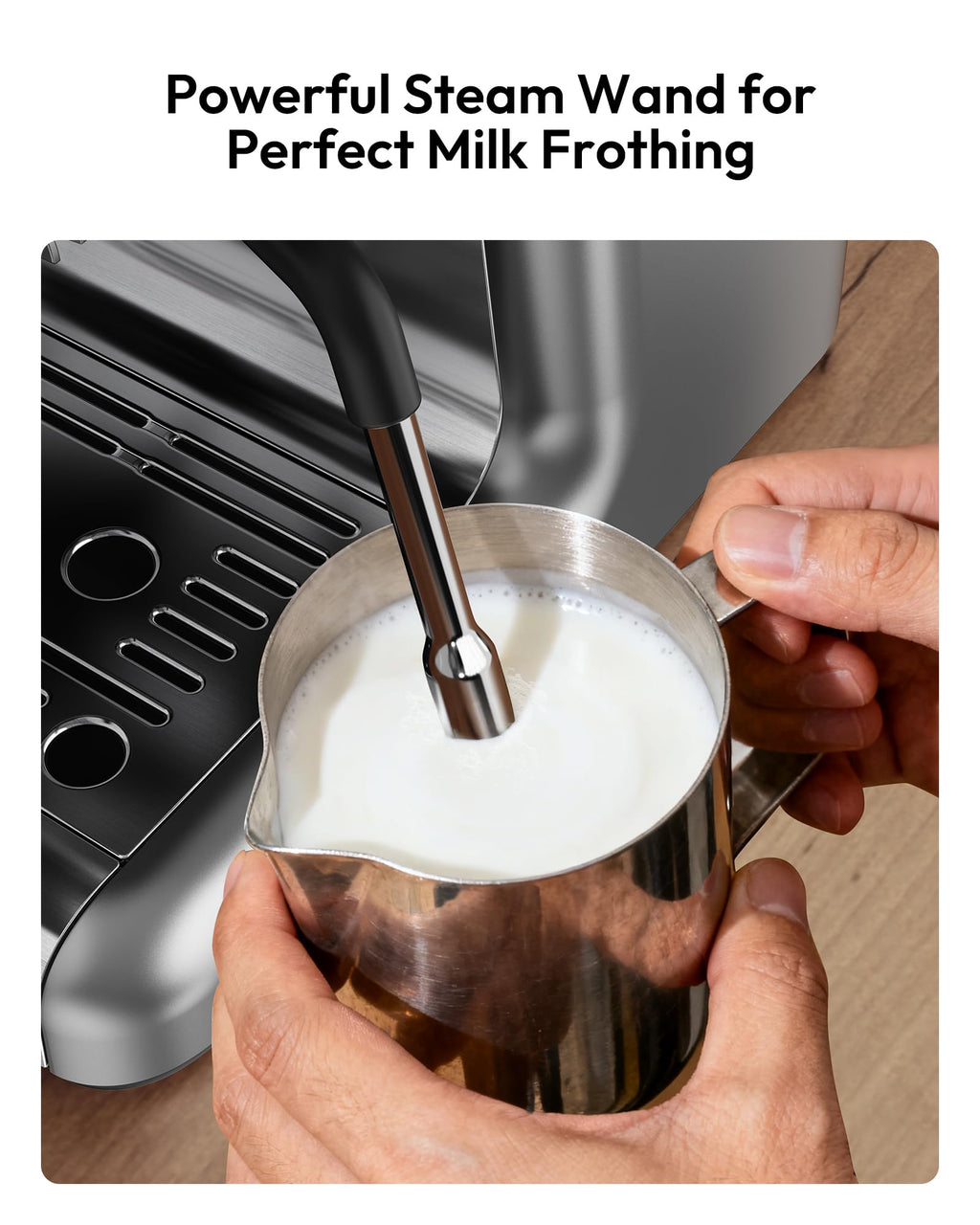 Espresso Machine with Grinder and Milk Frother J6748