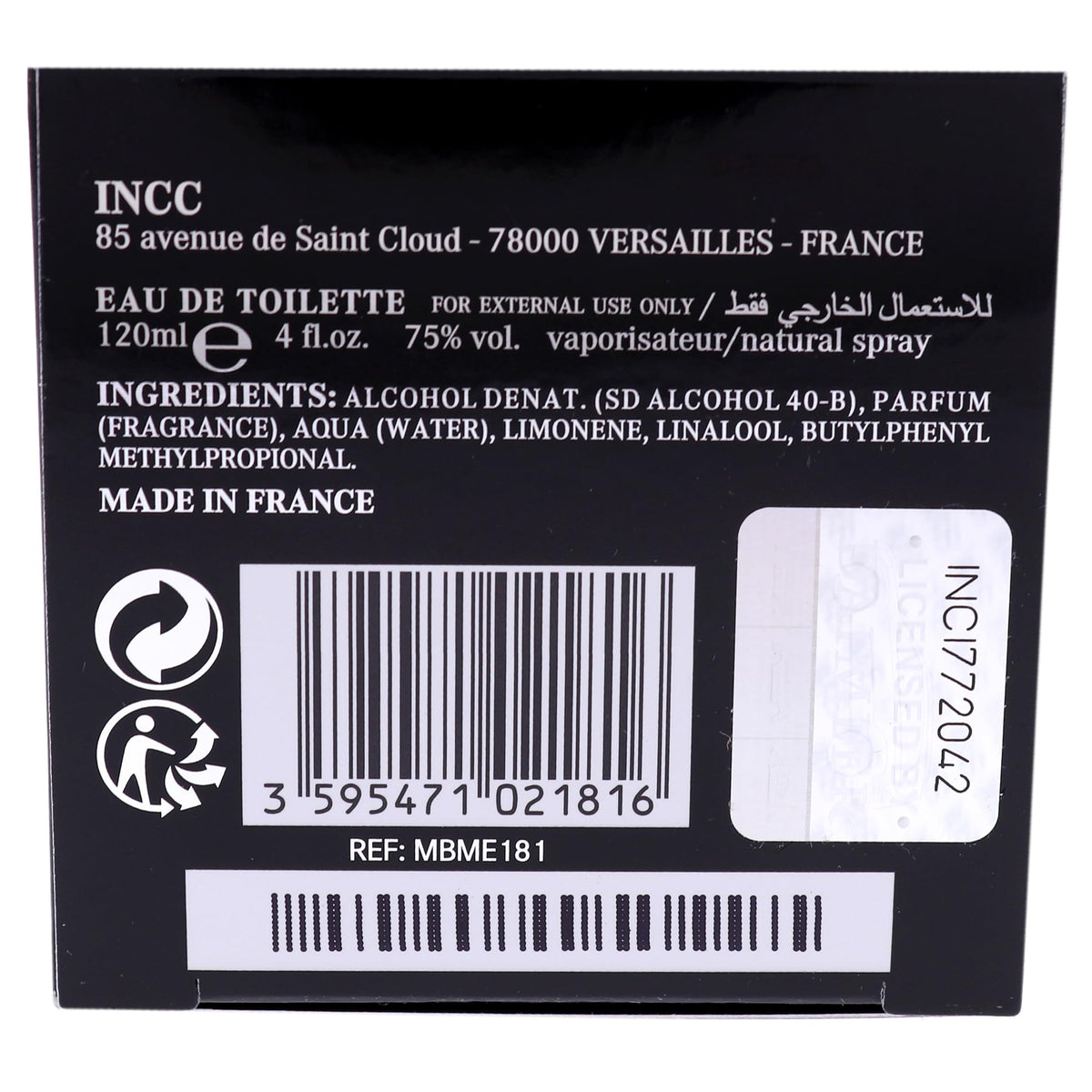 Silver Woody Scent Cologne 4 oz EDT Spray C498