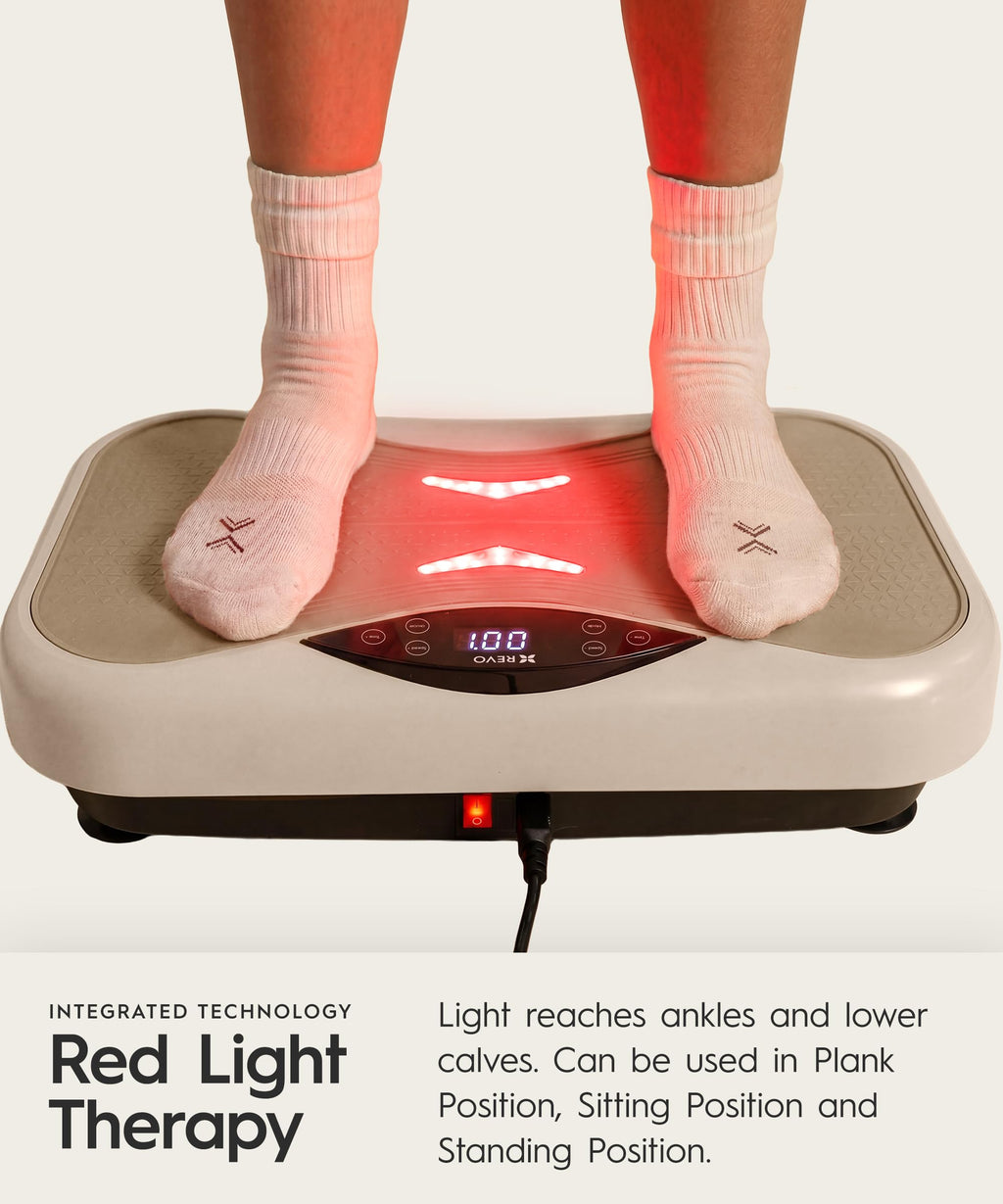 Vibration Plate with Resistance Bands and Remote J65671