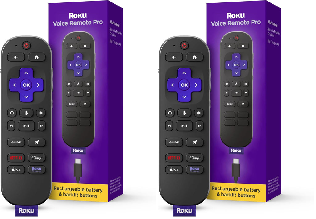 Rechargeable TV Remote Control with Voice Controls T226