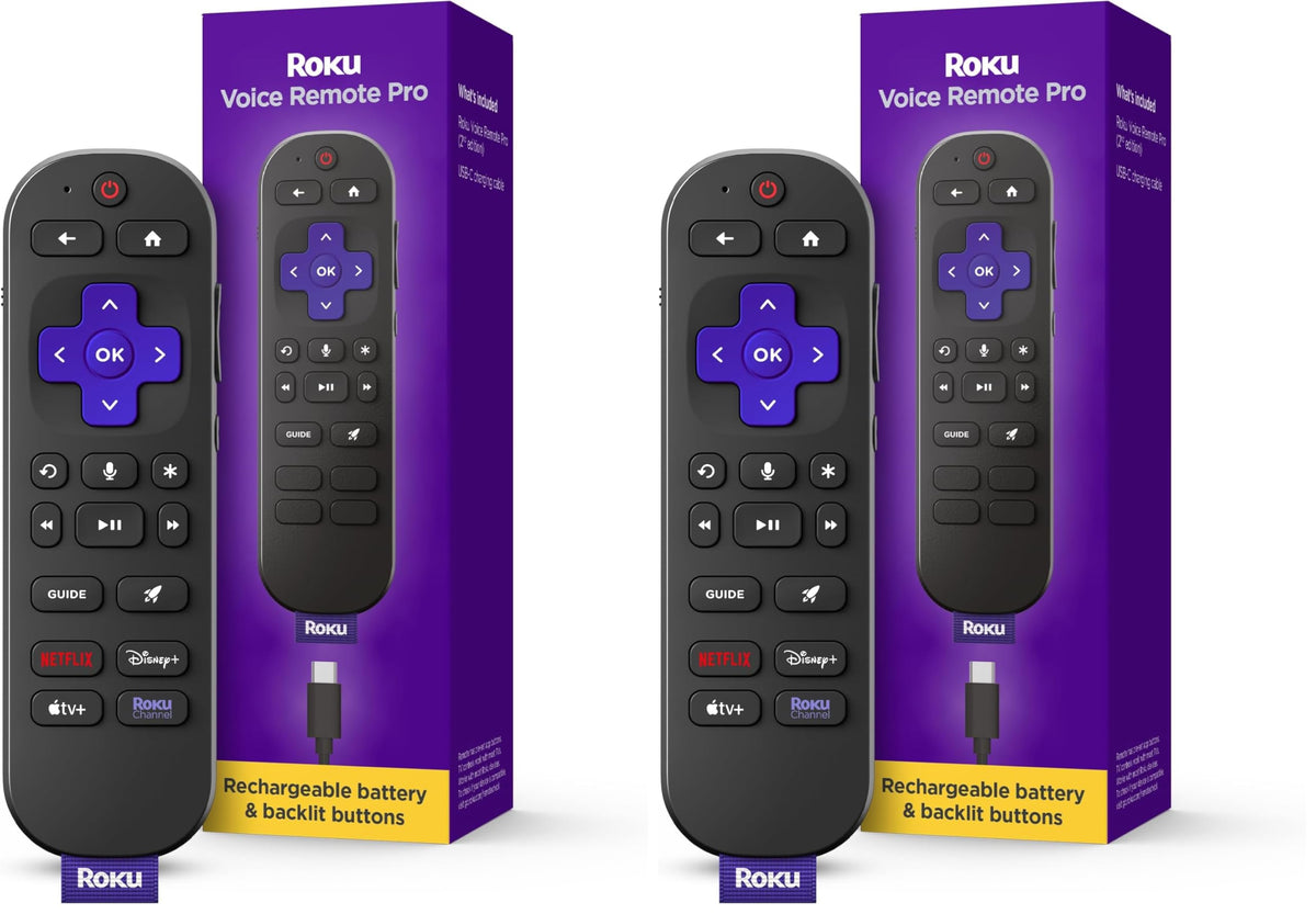 Rechargeable TV Remote Control with Voice Controls T226