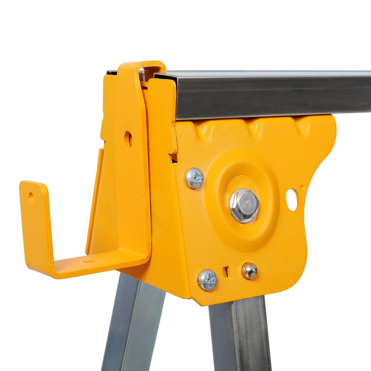Adjustable Folding Steel Sawhorse 2-Pack 1000 lbs Capacity O7435