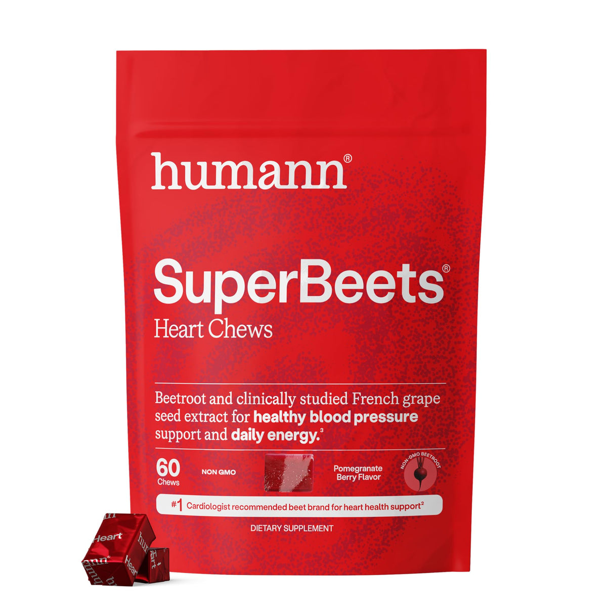 SuperBeets Heart Chews & Tart Cherry Gummies T71111