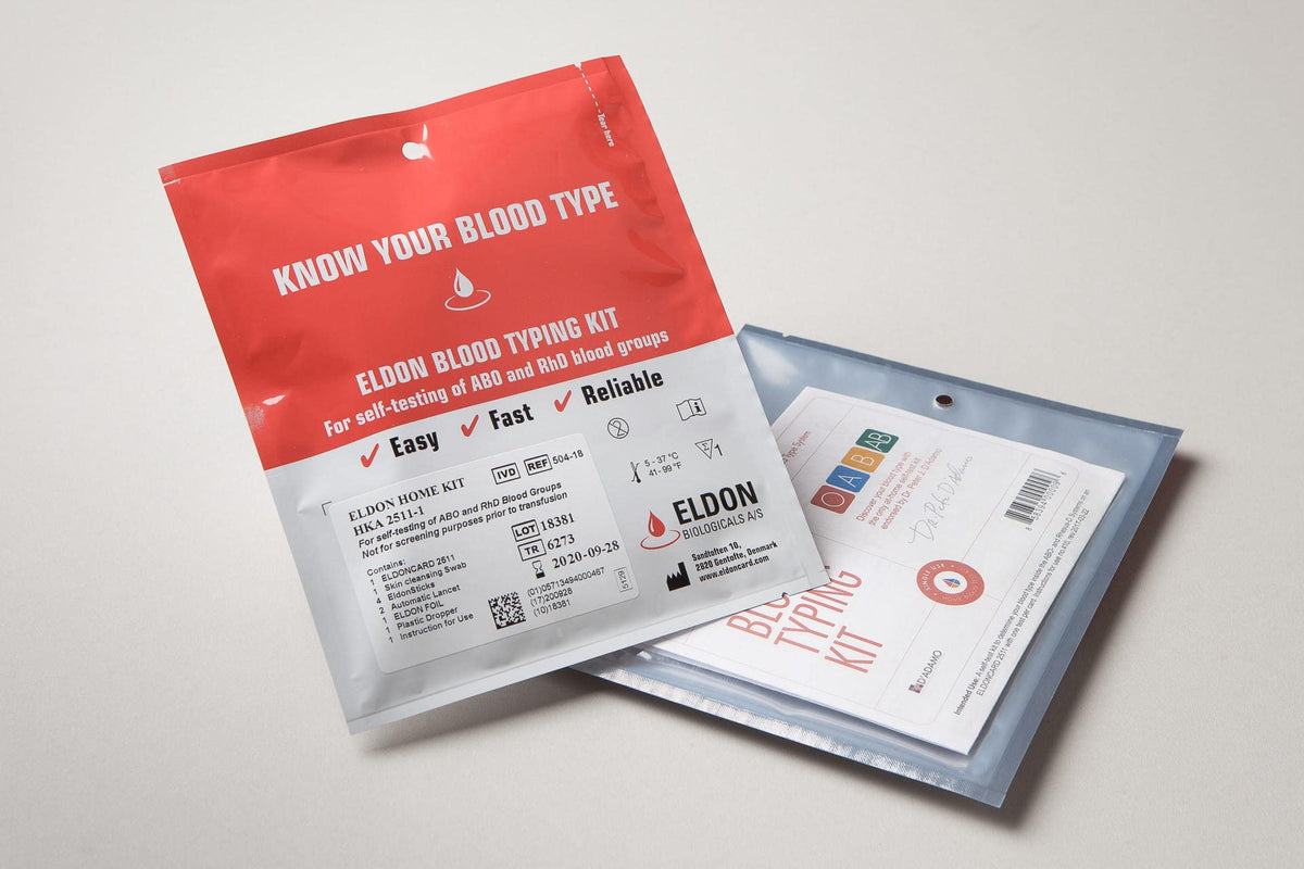 Blood Type Test 1 Pack D3362