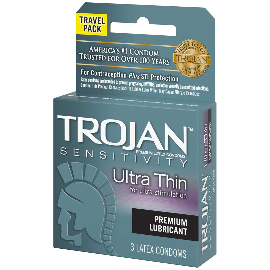 Ultra Thin Lubricated Condoms 3 Count X922468