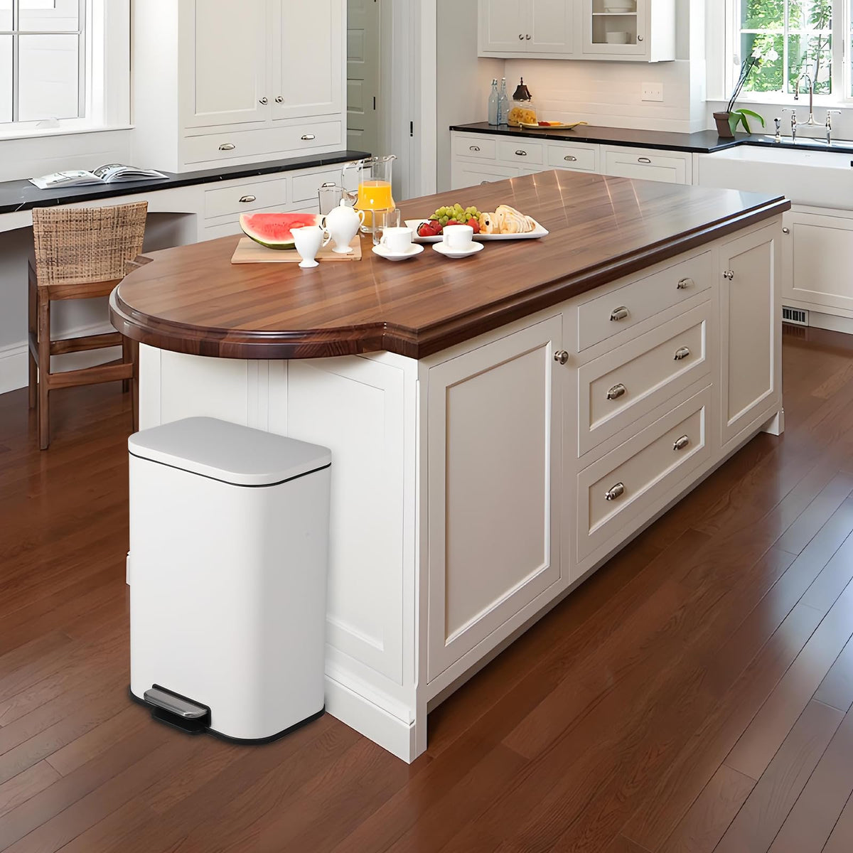 Stainless Steel 50L Trash Can F406701