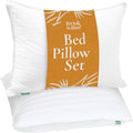 King Size Bed Pillows Set of 2 Cooling Down Alternative X7444