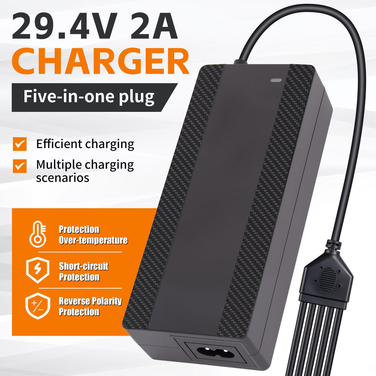 29.4V 2A Lithium Battery Charger U4004