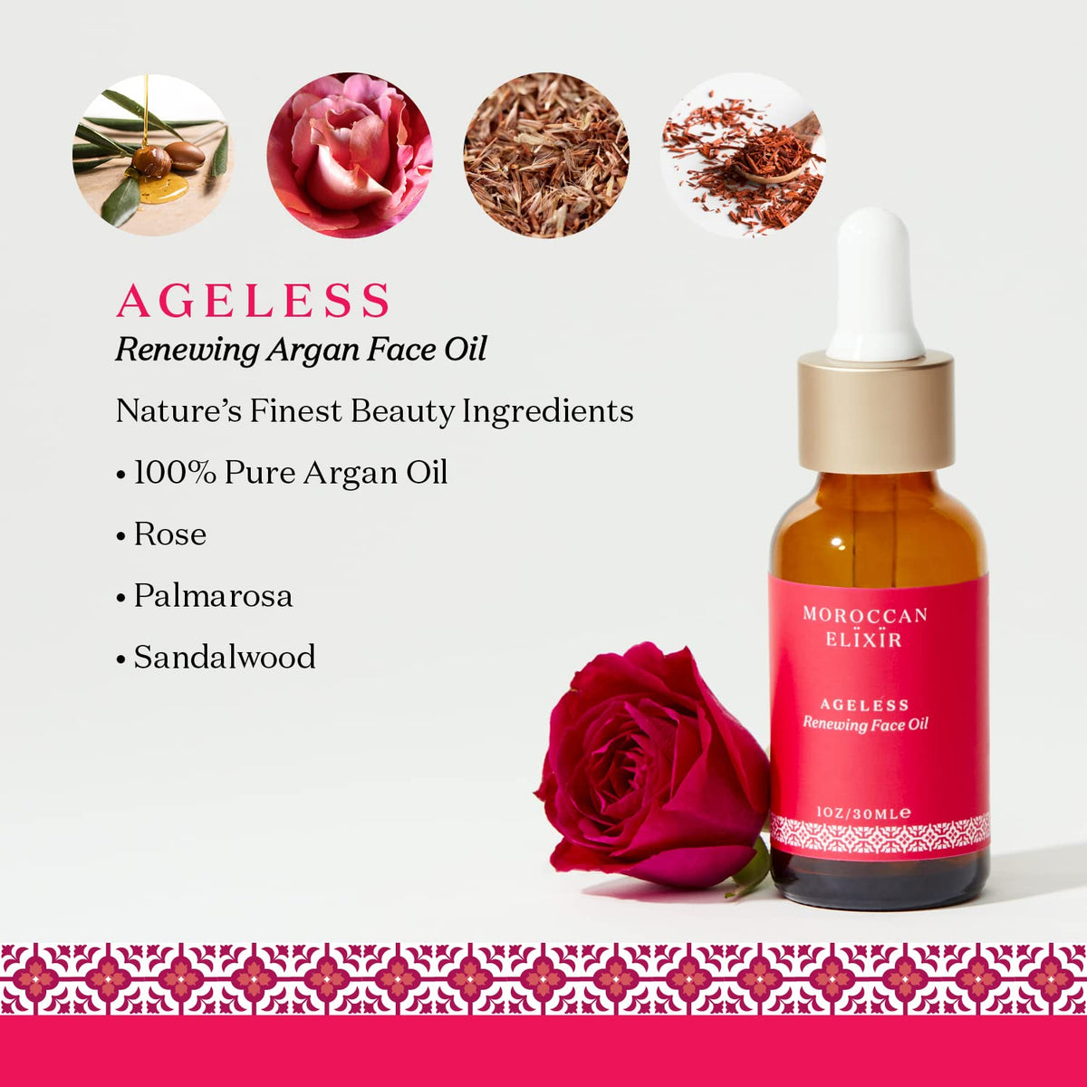 Pure Argan Oil with Essential Oils 1 oz S1243