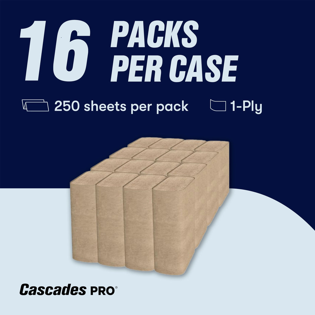 Singlefold Paper Towels 250 Sheets Natural L92608