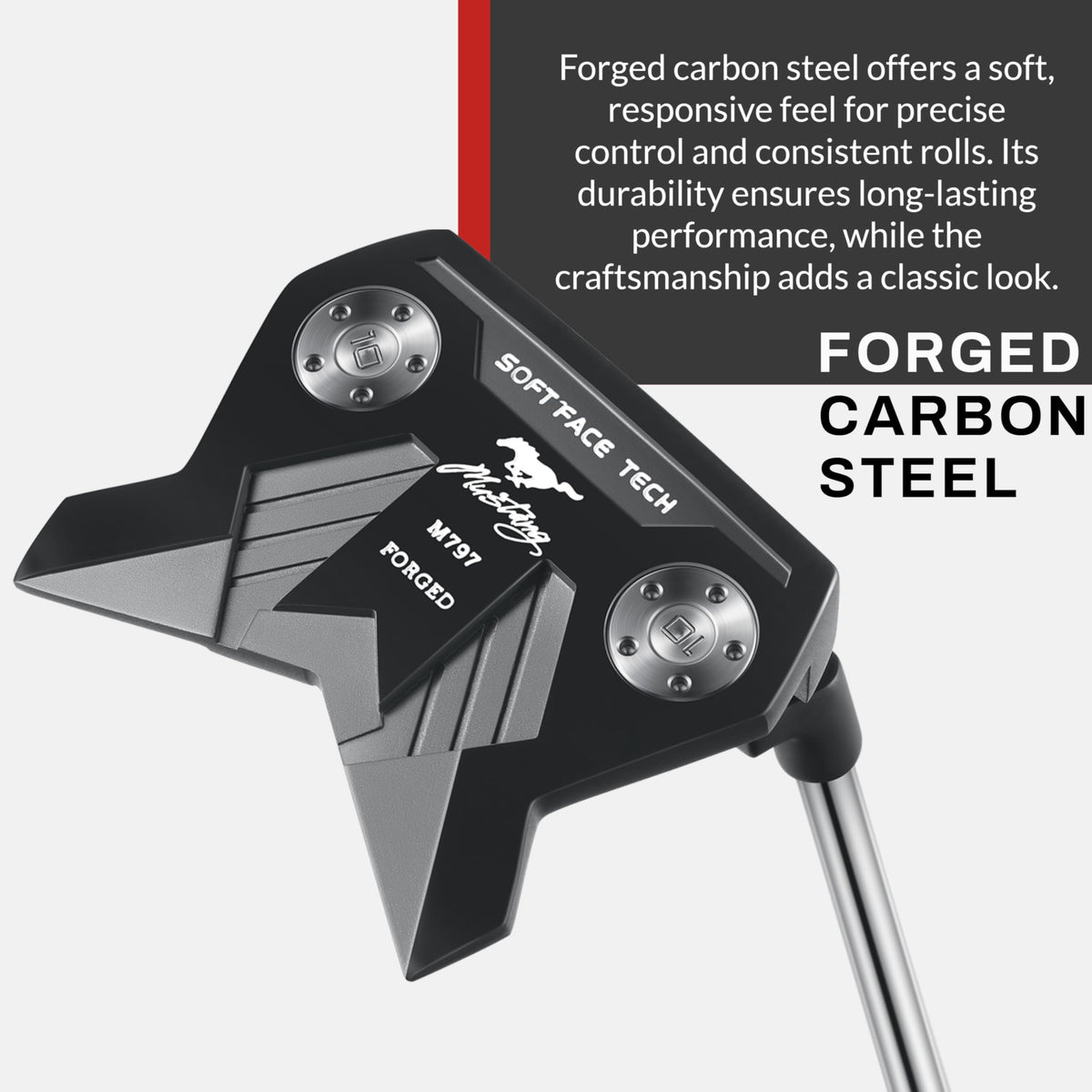 Forged Blade & Mallet Plumber's Neck Putter T3710