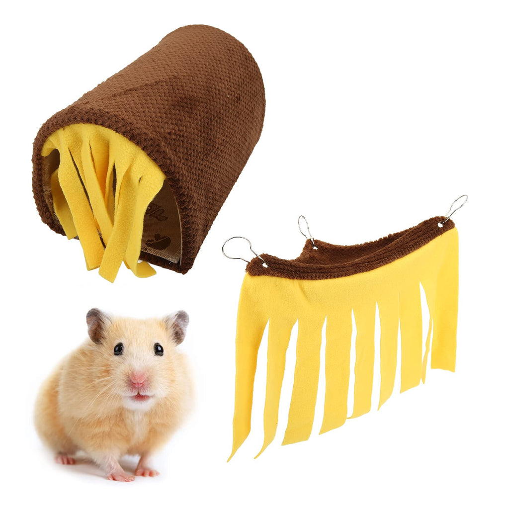 Small Animal Tunnel Hideout with Hammock I87335