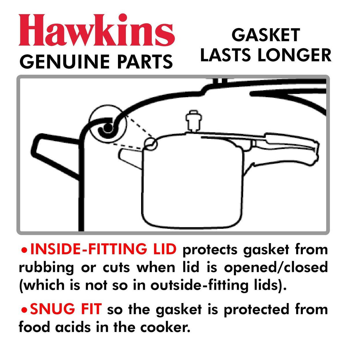 Pressure Cooker Gasket E480