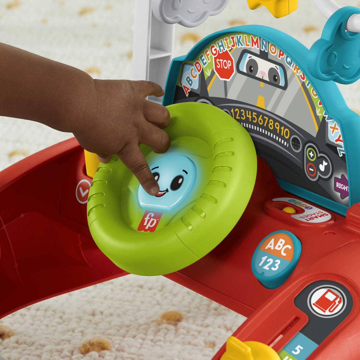 2-Sided Steady Speed Baby Walker with Learning Songs and Sounds R549