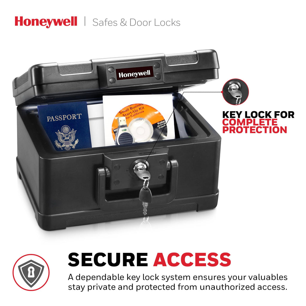 Small Black ABS Plastic Safe with Key Lock R710