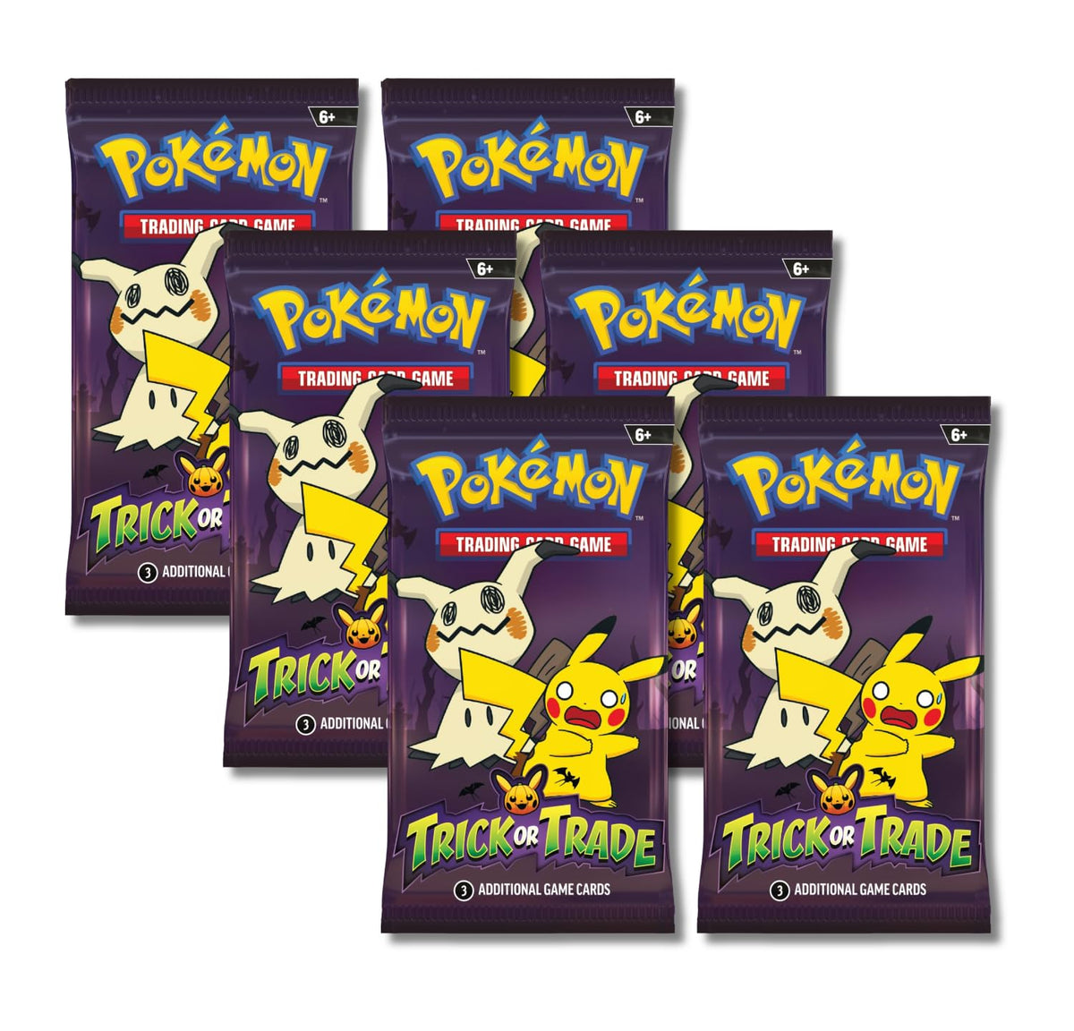 Pokemon 6 Mini Booster Packs V484076