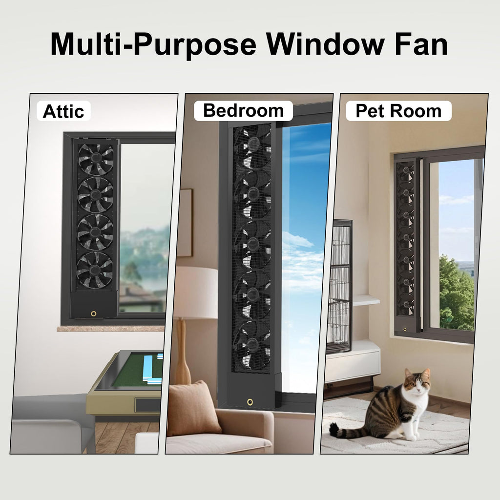 Vertical Window Fan Y556