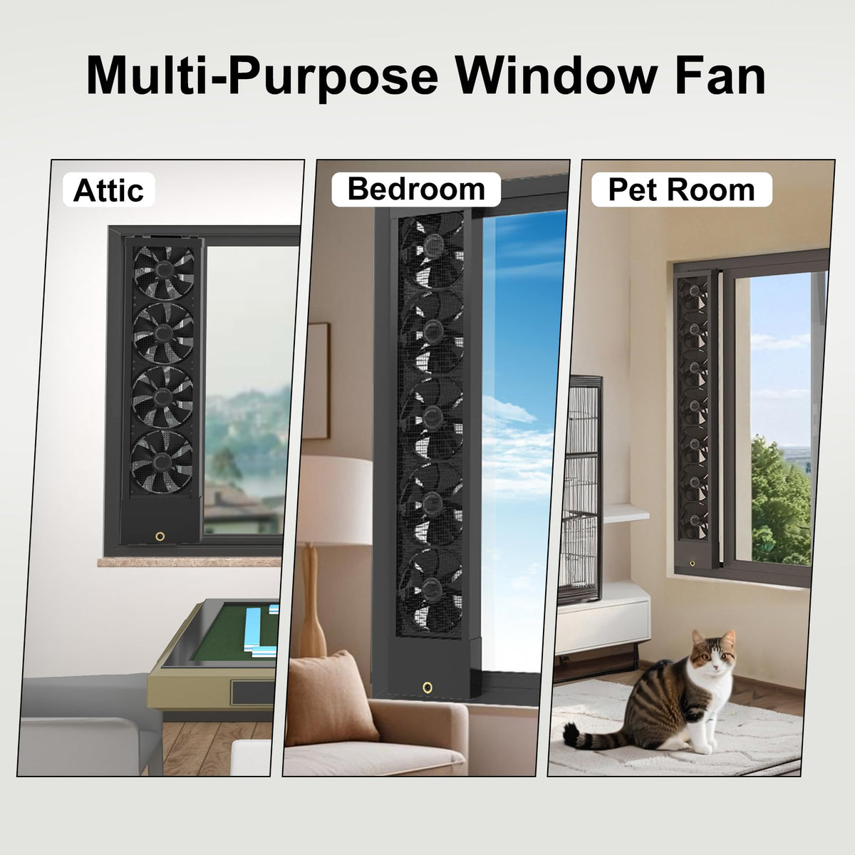 Vertical Window Fan Y556