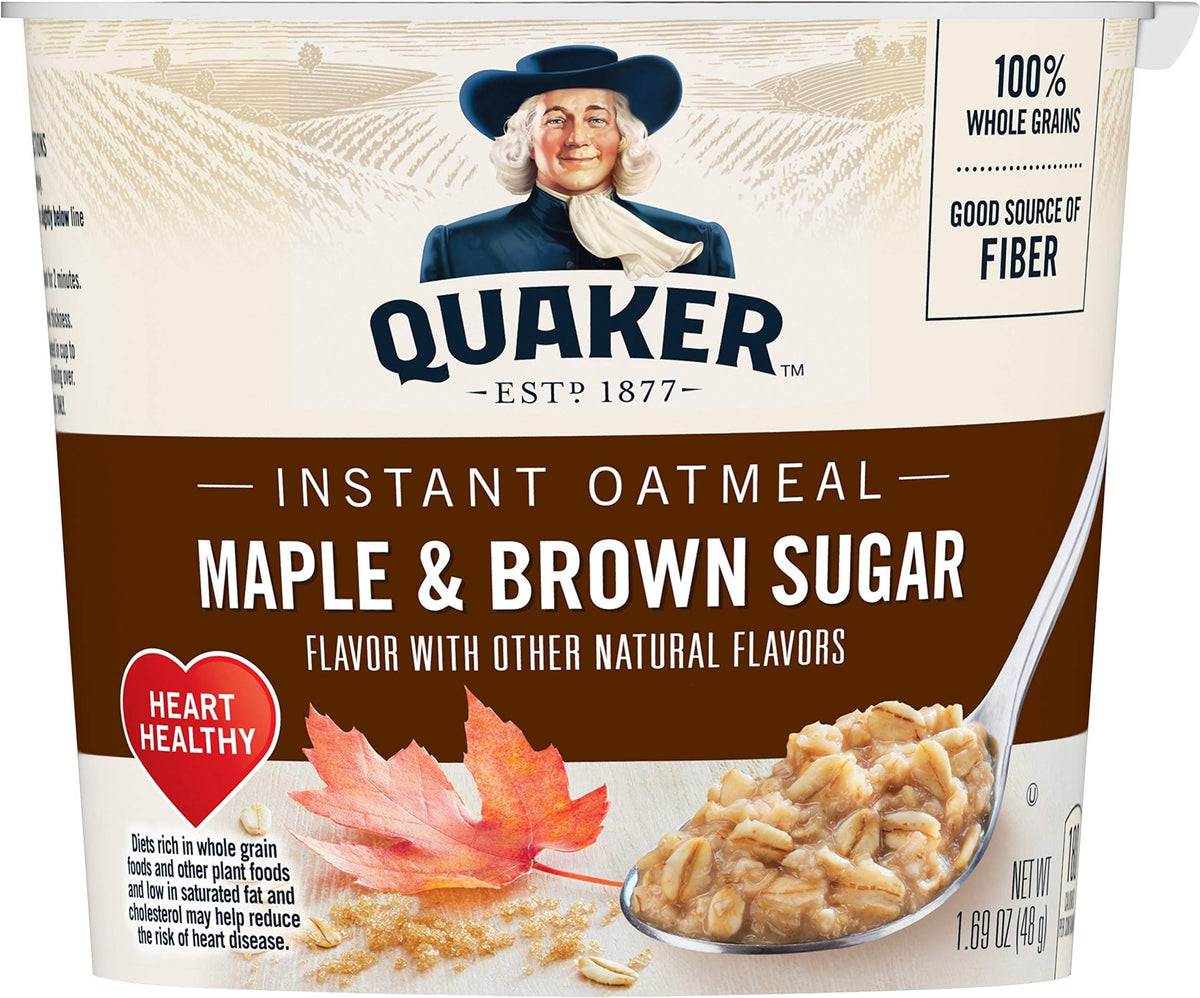 Instant Oatmeal Maple Brown Sugar 1.69 Oz Pack of 5 U258