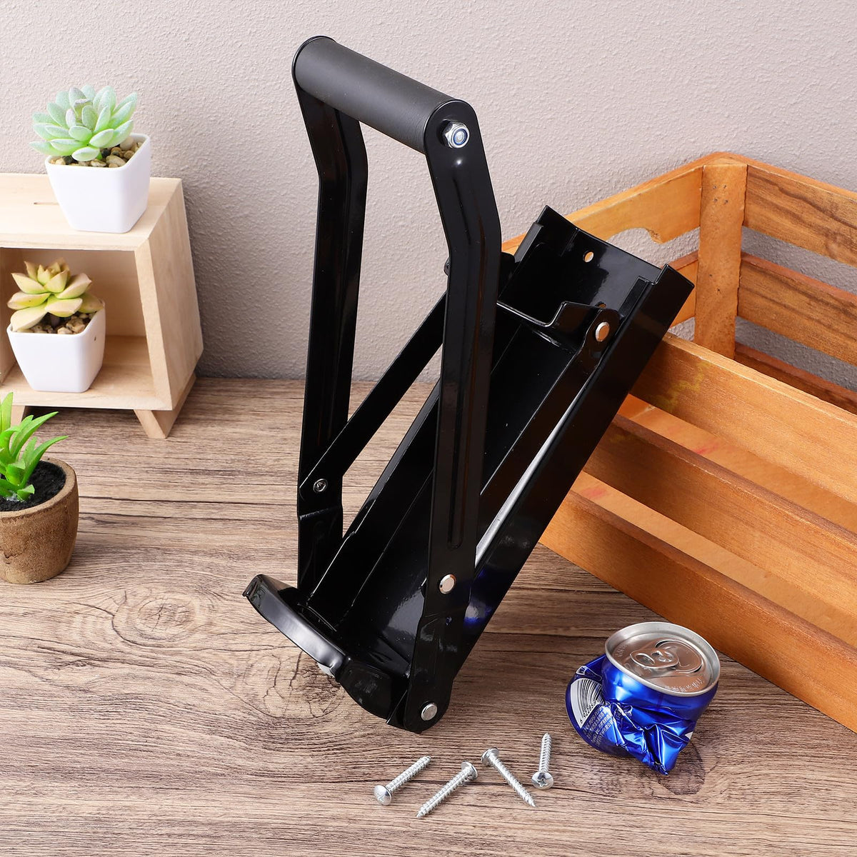 Wall Mounted Stainless Steel Can Crusher S603