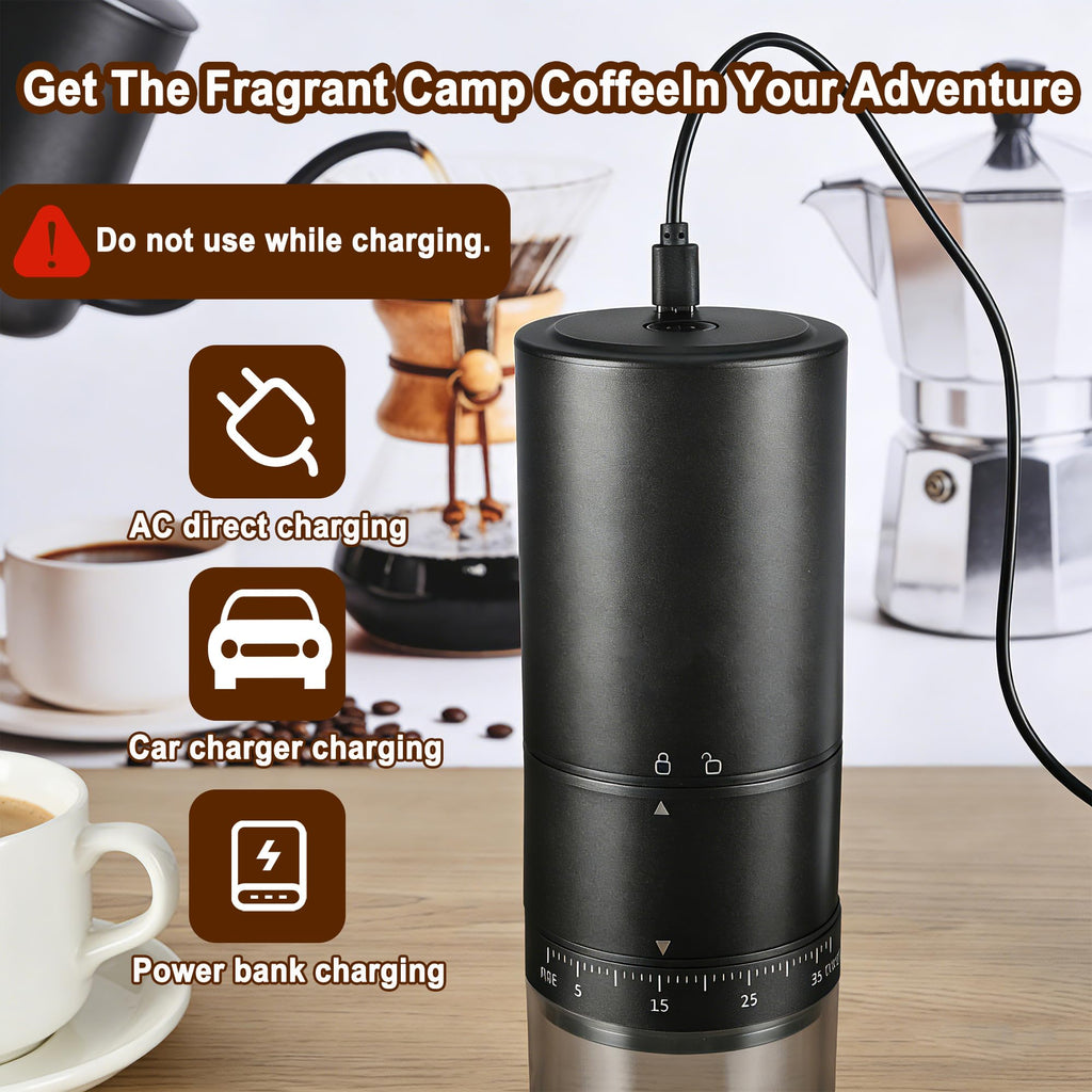 Portable Electric Coffee Burr Grinder O488