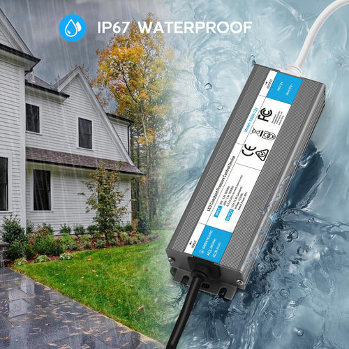 200 Watts Waterproof IP67 LED Driver 85V-265V AC to 12V DC Converter R862