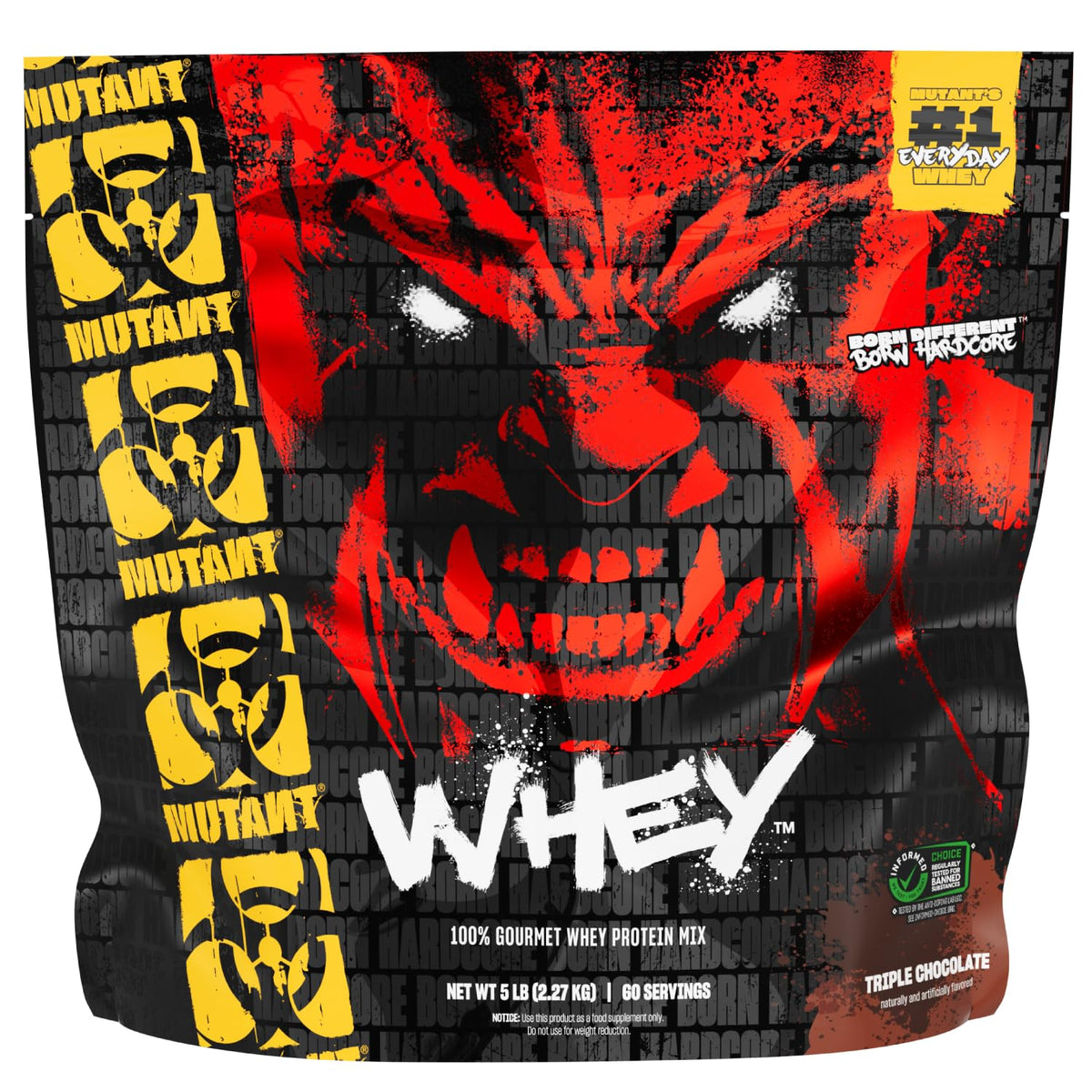 Whey Protein Powder Triple Chocolate 5 lb Y59831