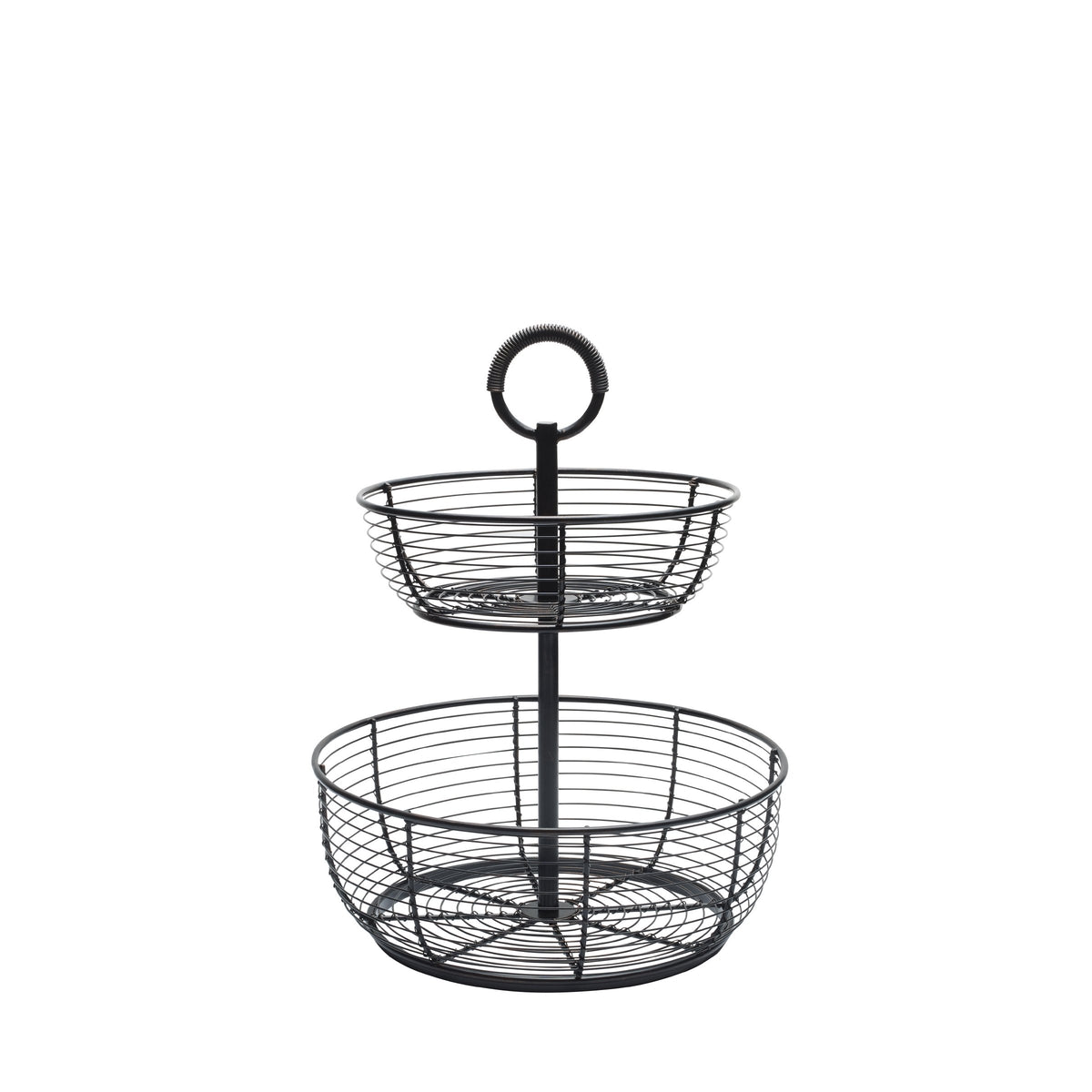 3-Tier Metal Floor Standing Fruit Storage Basket E4309