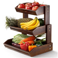 Acacia 3 Tier Fruit Basket F96595