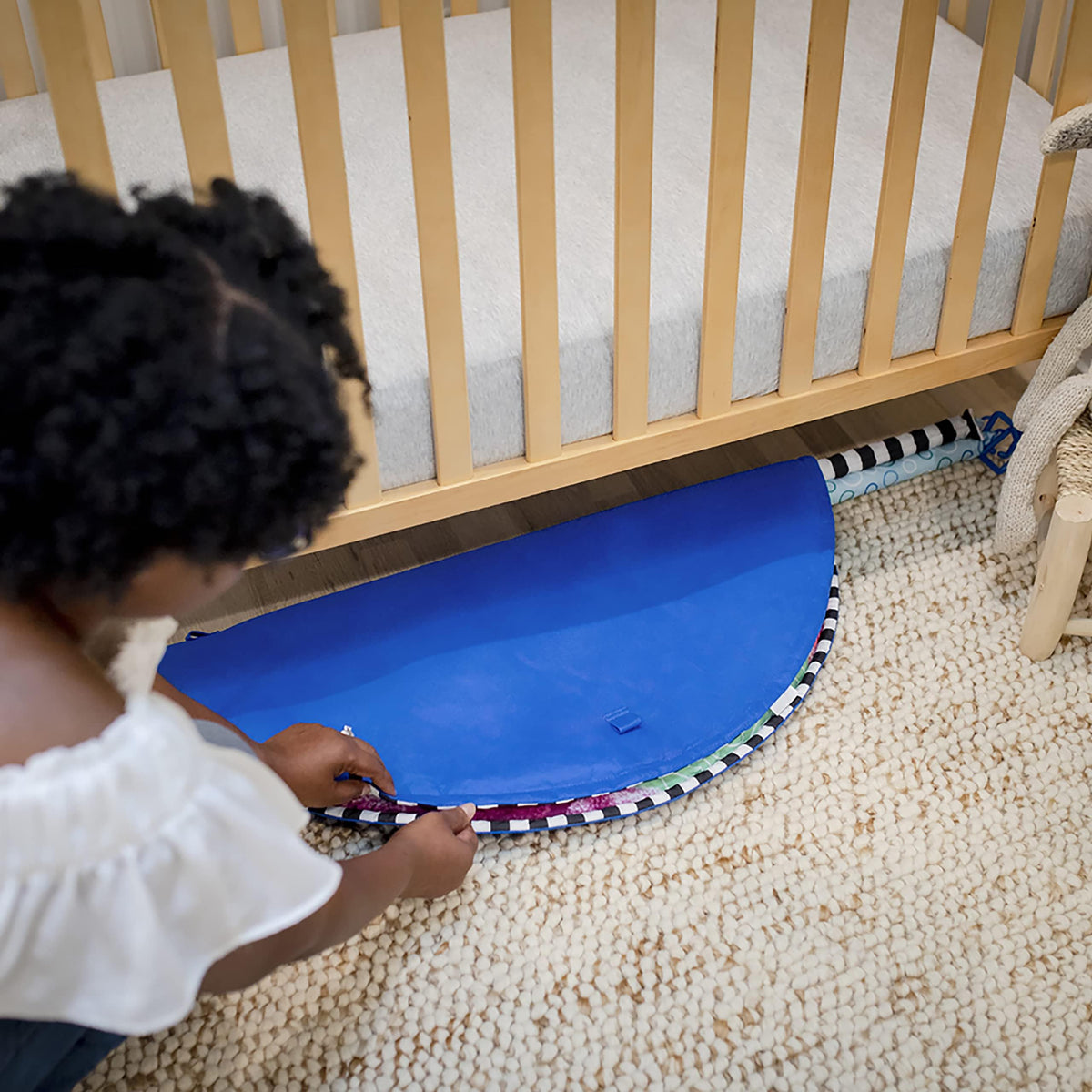 2-in-1 Water Mat Tummy Time Activity Play Gym Sensory Toys R28689