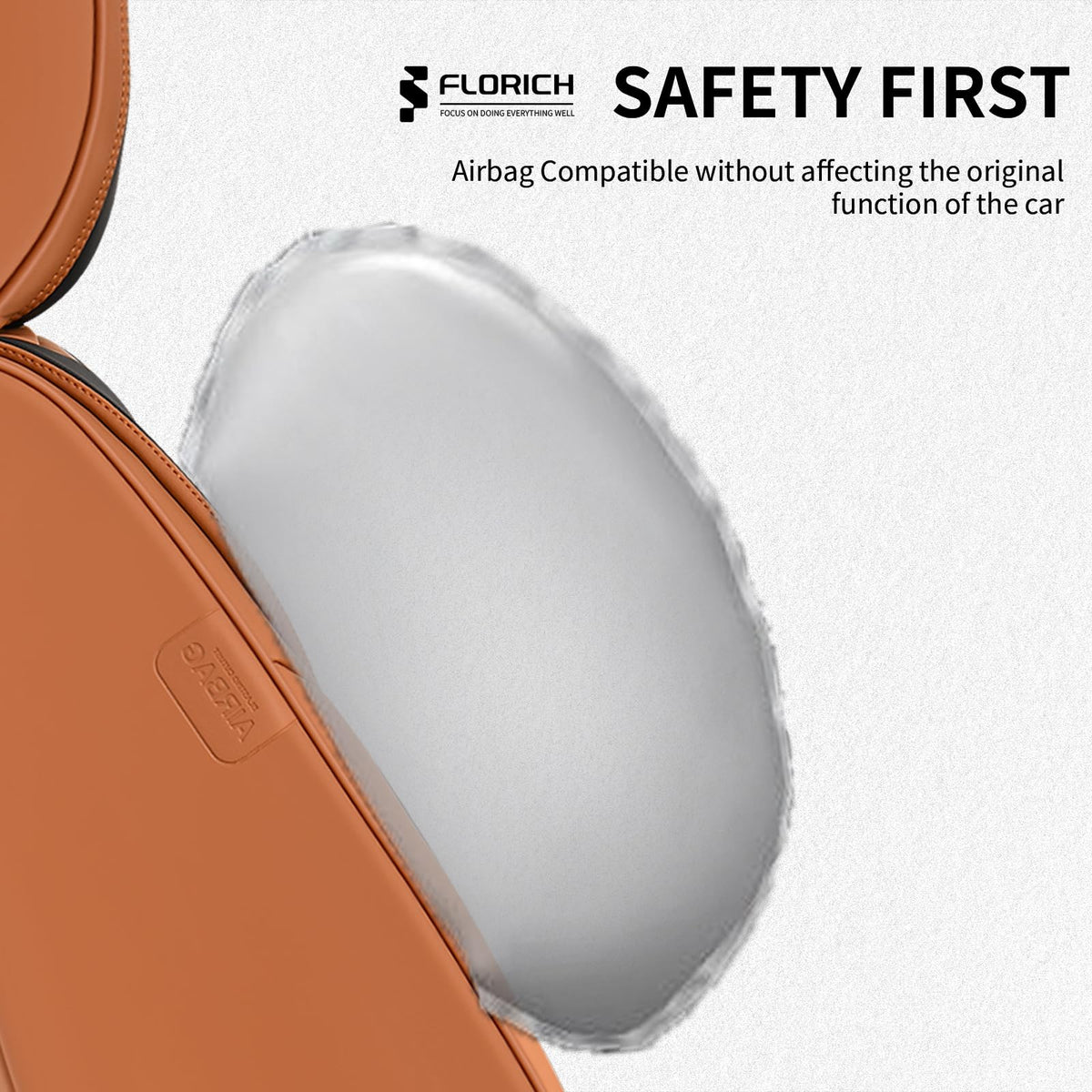 Nappa Leather Car Seat Covers Full Set F54615