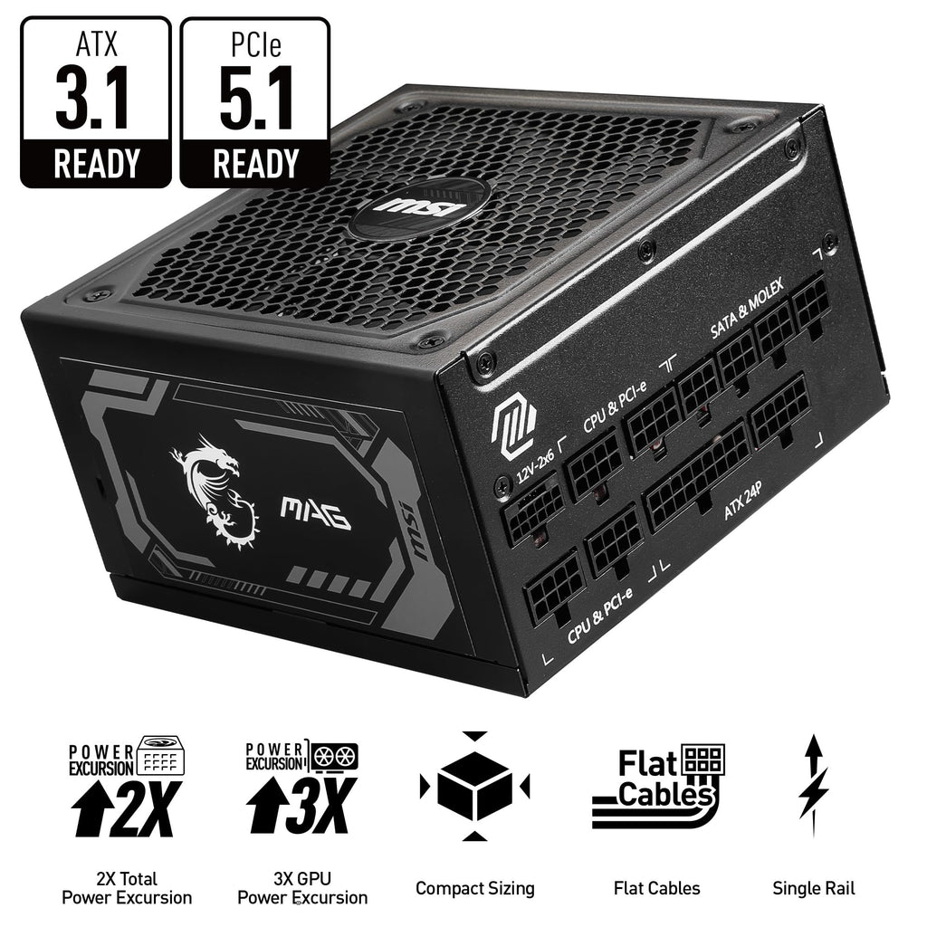 Fully Modular Compact 1000W Power Supply, 80+ Gold F40303