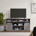 65" Grey TV Stand with Sliding Doors R7025