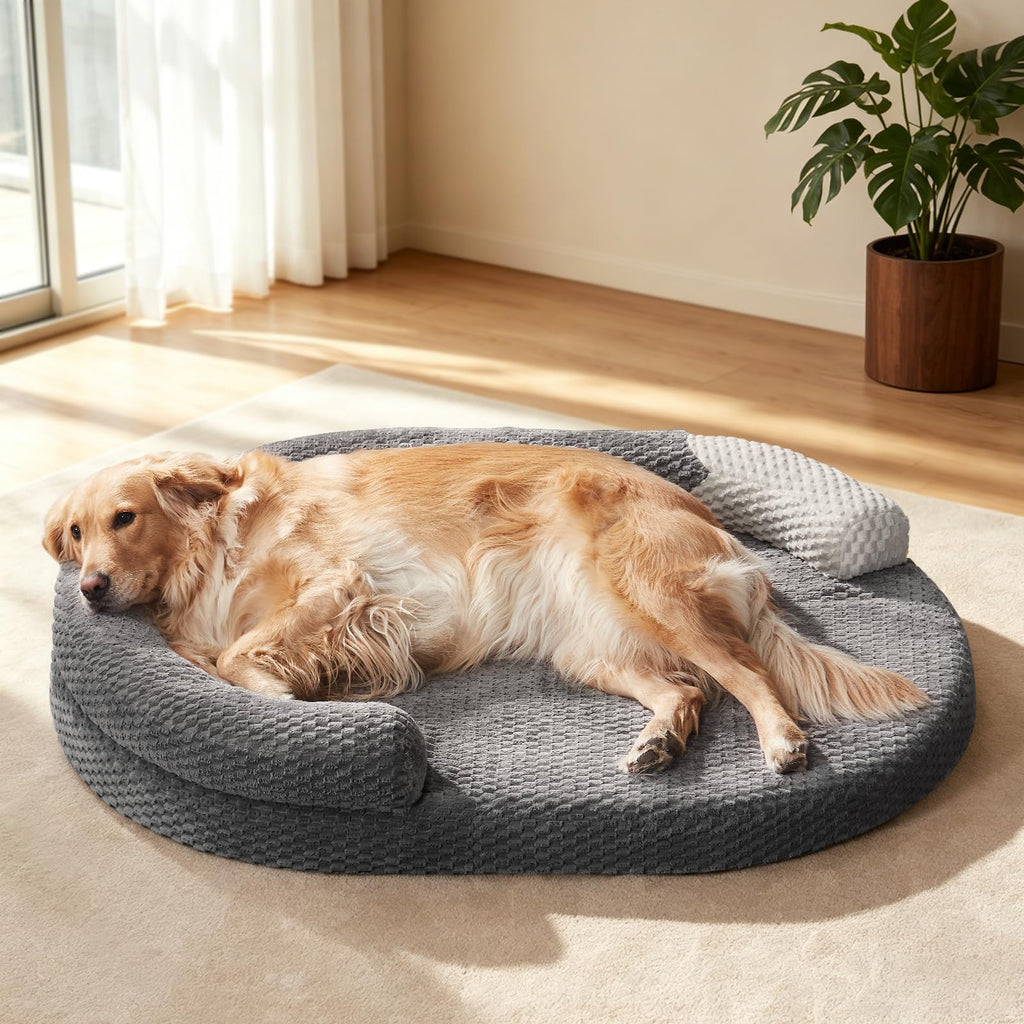 XL Washable Waterproof Orthopedic Dog Bed with Removable Cover H698