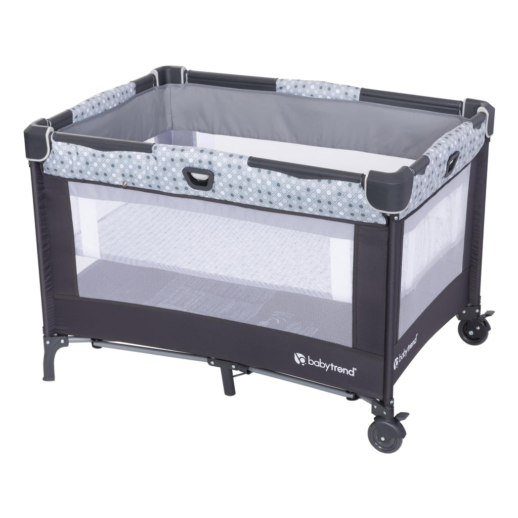 Nursery Den Playard with Rocking Cradle, Snooze Pod, Flip Over Changer L95599