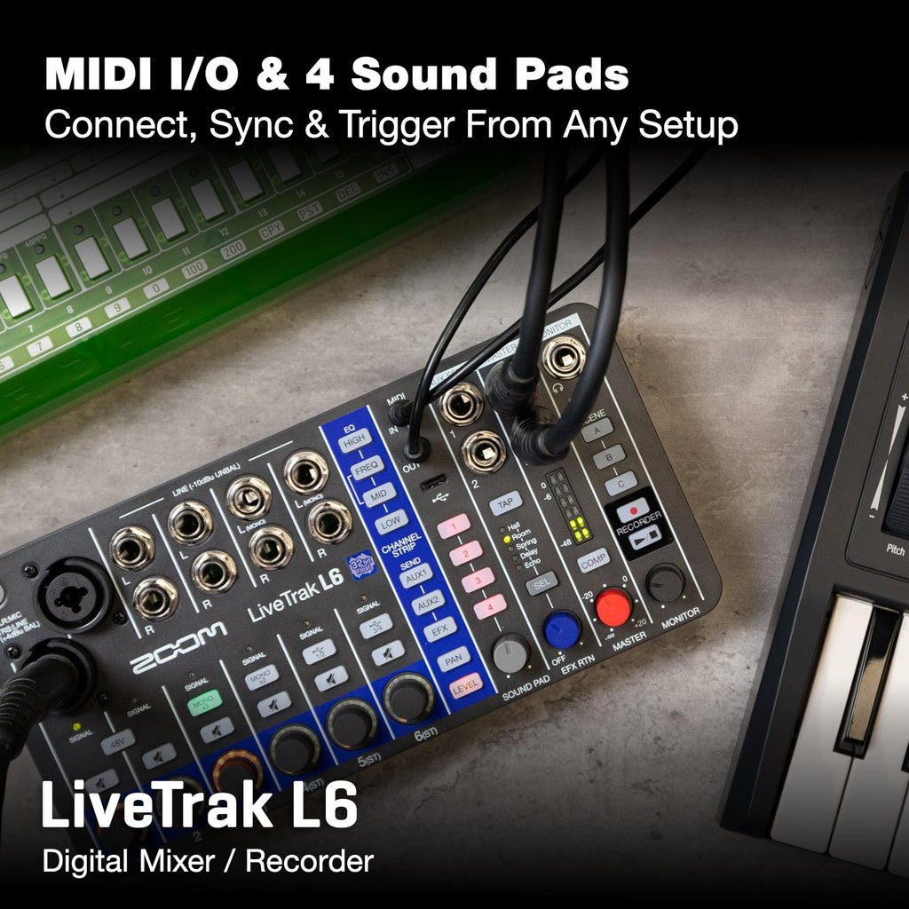LiveTrak L6 Mixer/Recorder T37395