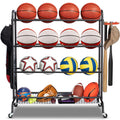 4 Tier Basketball Rack with Wheels G643383