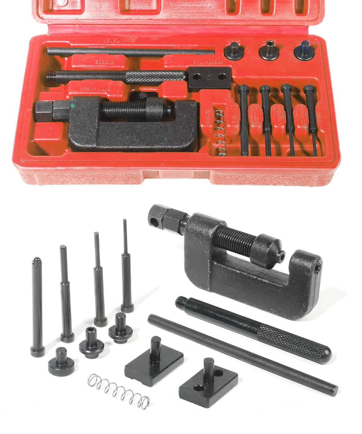 19PCS Chain Breaker Bike Tool Kit T46796
