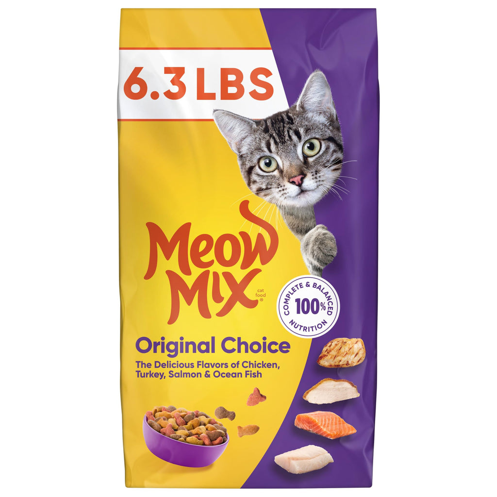 Dry Cat Food 6.3 Pound and Wet Cat Food Variety Pack 2.75 Ounce (Pack of 24) Y749