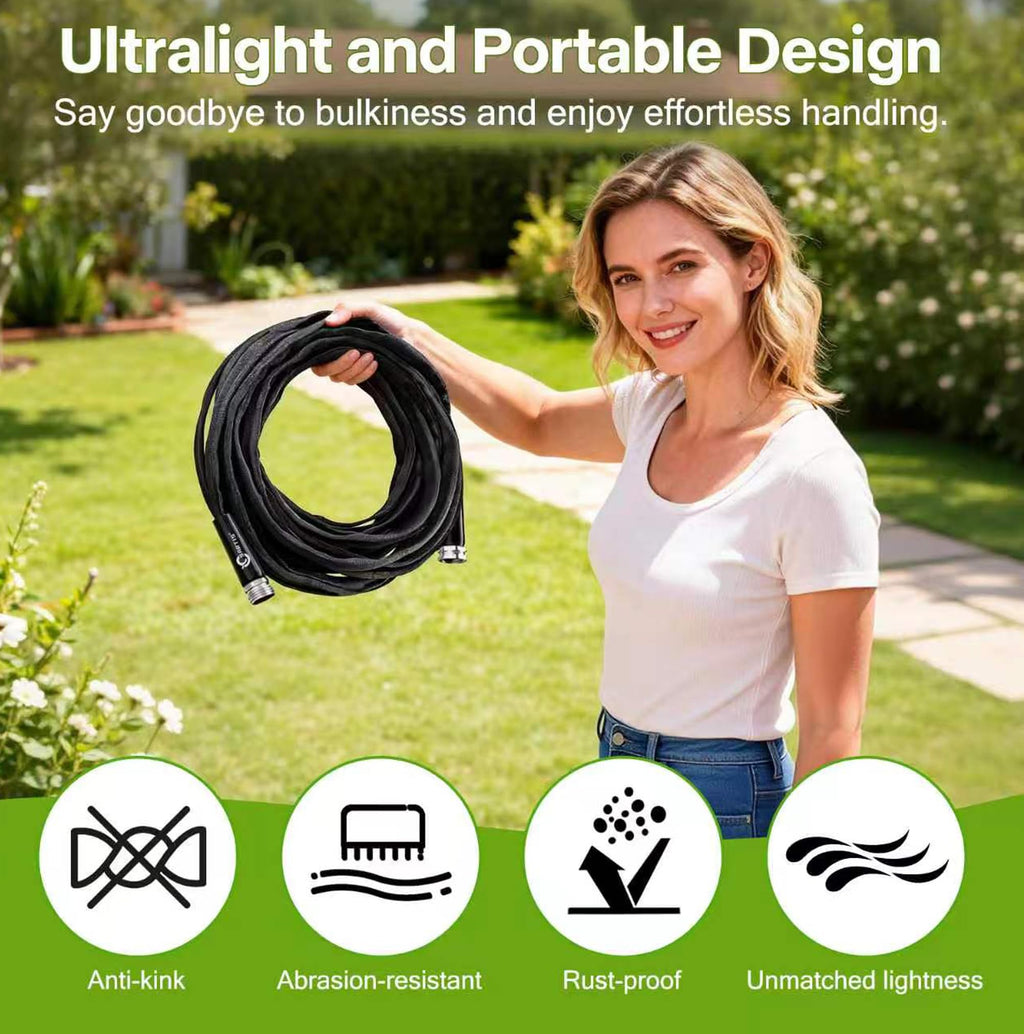 100 ft x 5/8 in Black All-Weather Garden Hose B338