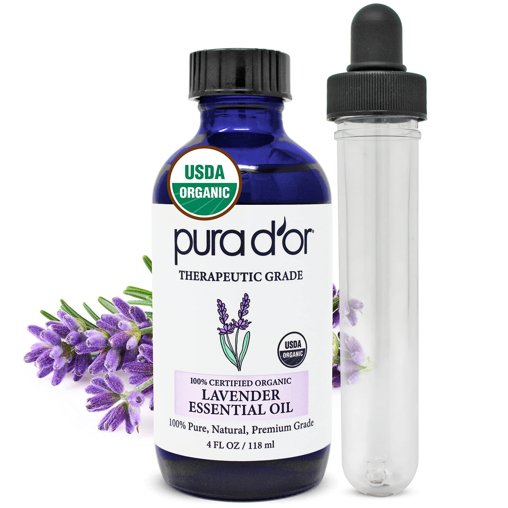 Organic Lavender & Cedarwood Essential Oils 4oz E7429